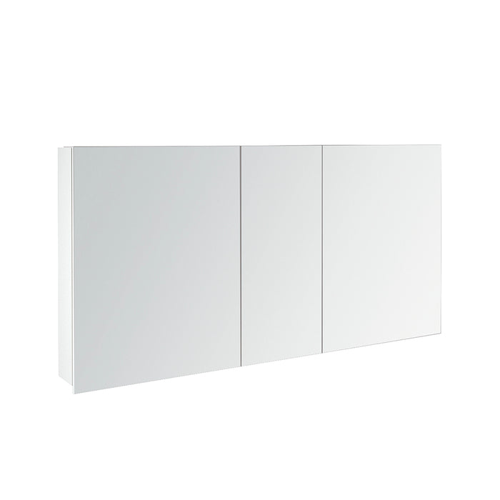 Nika Square Medicine Cabinet - Wall Mount - 48" Glass/White