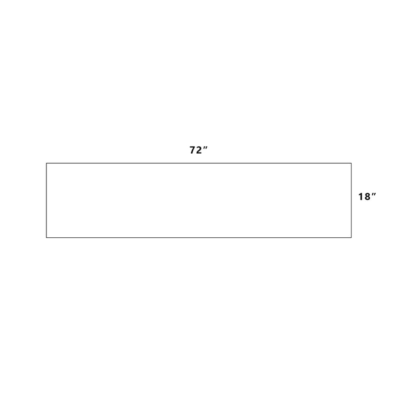 Mio 4 Drawers + 1 Open Shelf Bathroom Vanity with Mineral Countertop - Wall Mount - 72" Particle Board Laminated/Matte White/Matte Black