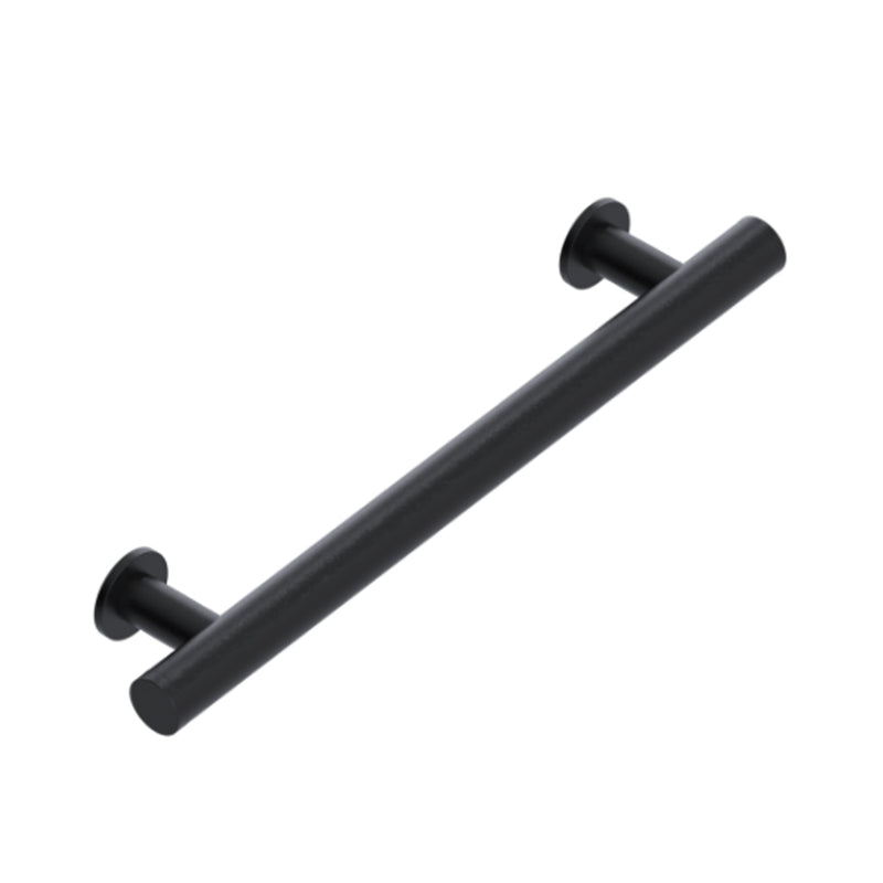 Genesis Appliance Pull Handle - Appliance Mount - 6" Brass/Matt Black