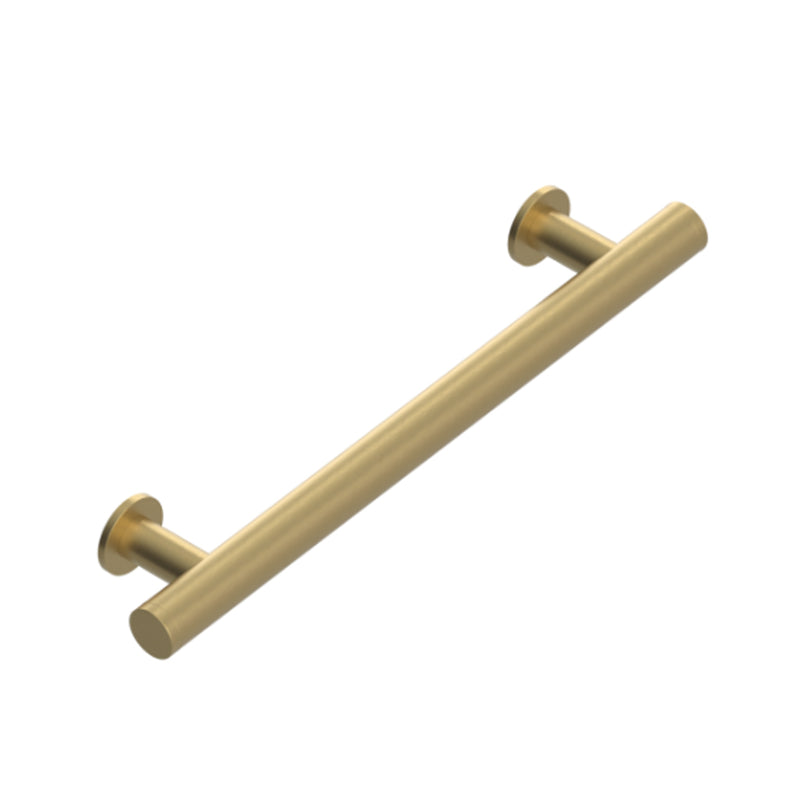 Genesis Appliance Pull Handle - Appliance Mount - 8" Brass/Satin Brass