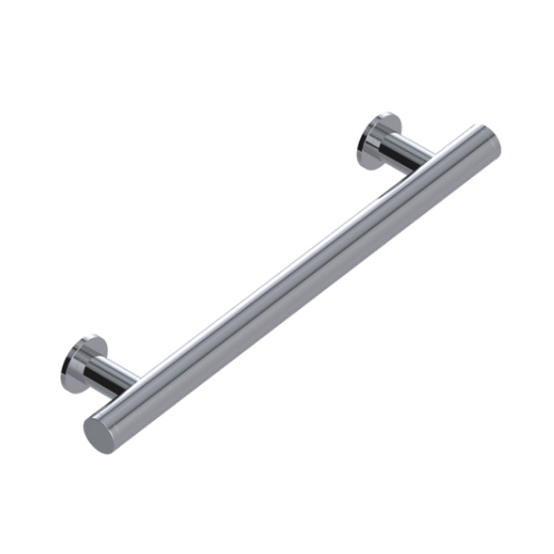 Genesis Appliance Pull Handle - Appliance Mount - 8" Brass/Polished Chrome