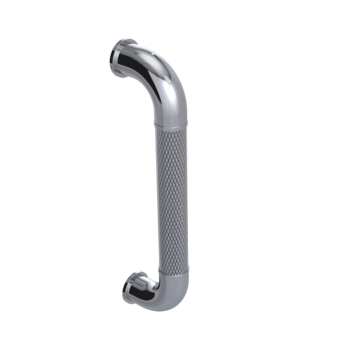 H2O Appliance Pull Handle - Appliance Mount - 8" Brass/Polished Chrome