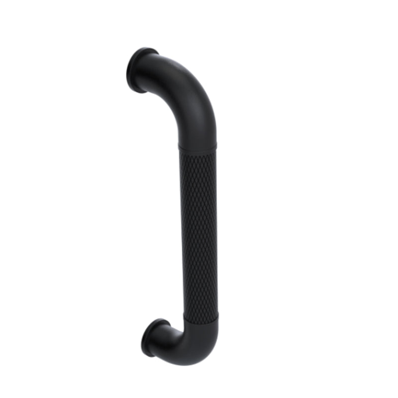 H2O Appliance Pull Handle - Appliance Mount - 8" Brass/Matt Black