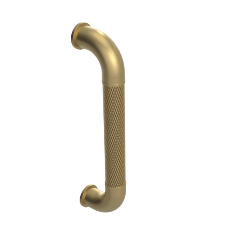 H2O Appliance Pull Handle - Appliance Mount - 8" Brass/Satin Brass