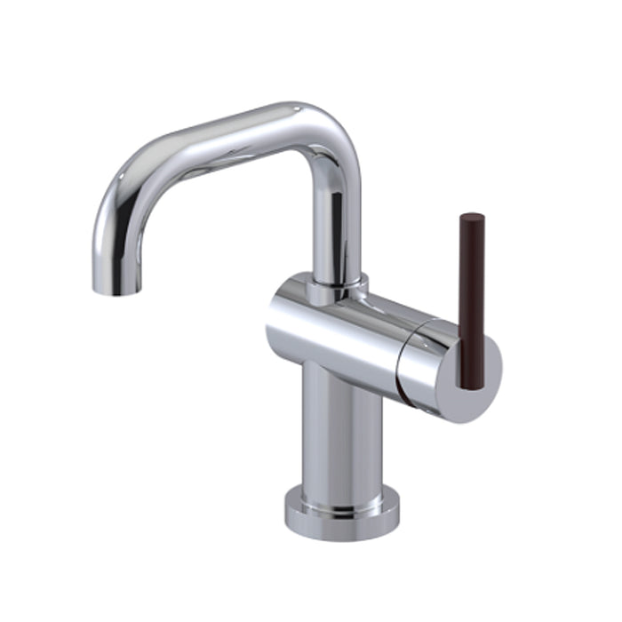 Genesis Bathroom Faucet - Single Hole - 9" Brass/Polished Chrome/Bordeaux