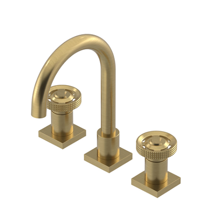 Lasalle Bathroom Faucet - Widespread - 8" Brass/Satin Brass