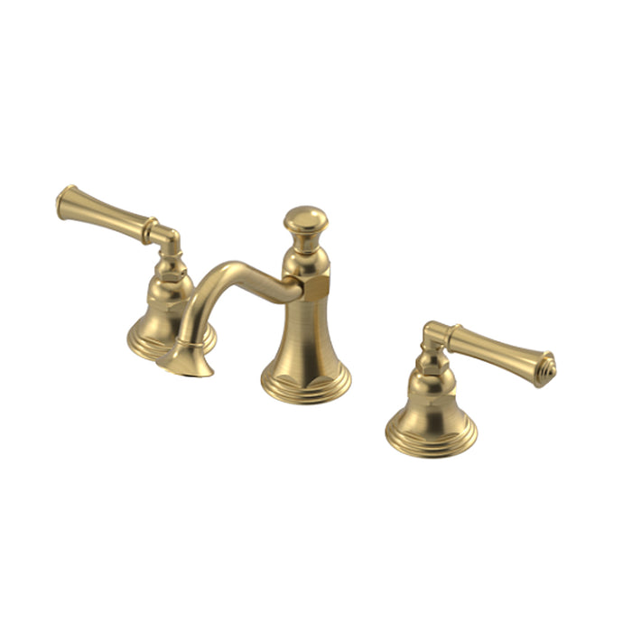 Raven Bathroom Faucet - Widespread - 8" Brass/Satin Brass