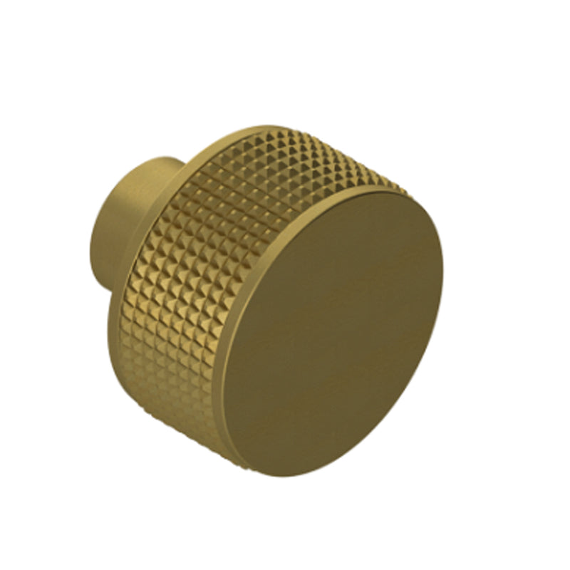 H2O Cabinet Knob - Cabinet Mount - 2" Brass/Matt Antique Brass