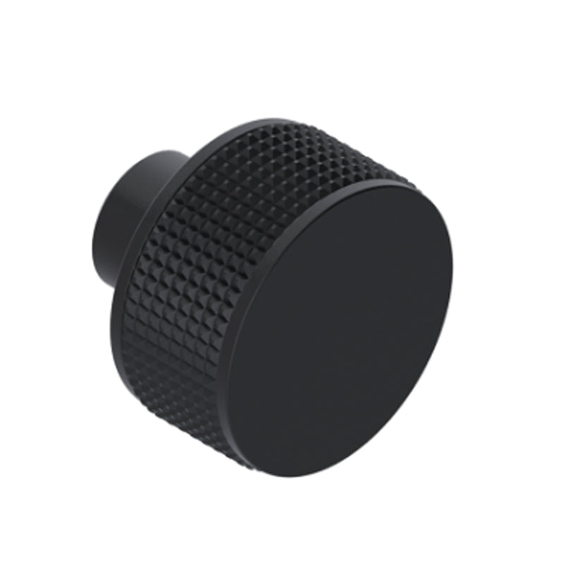 H2O Cabinet Knob - Cabinet Mount - 2" Brass/Matt Black