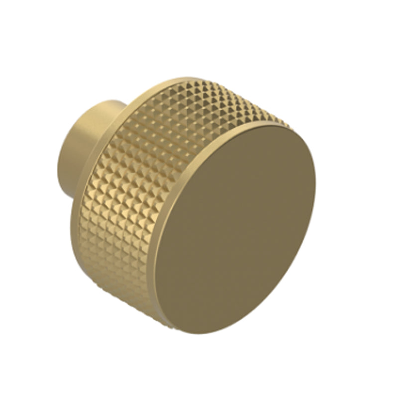 H2O Cabinet Knob - Cabinet Mount - 2" Brass/Satin Brass