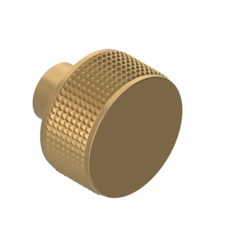 H2O Cabinet Knob - Cabinet Mount - 2" Brass/Satin Gold