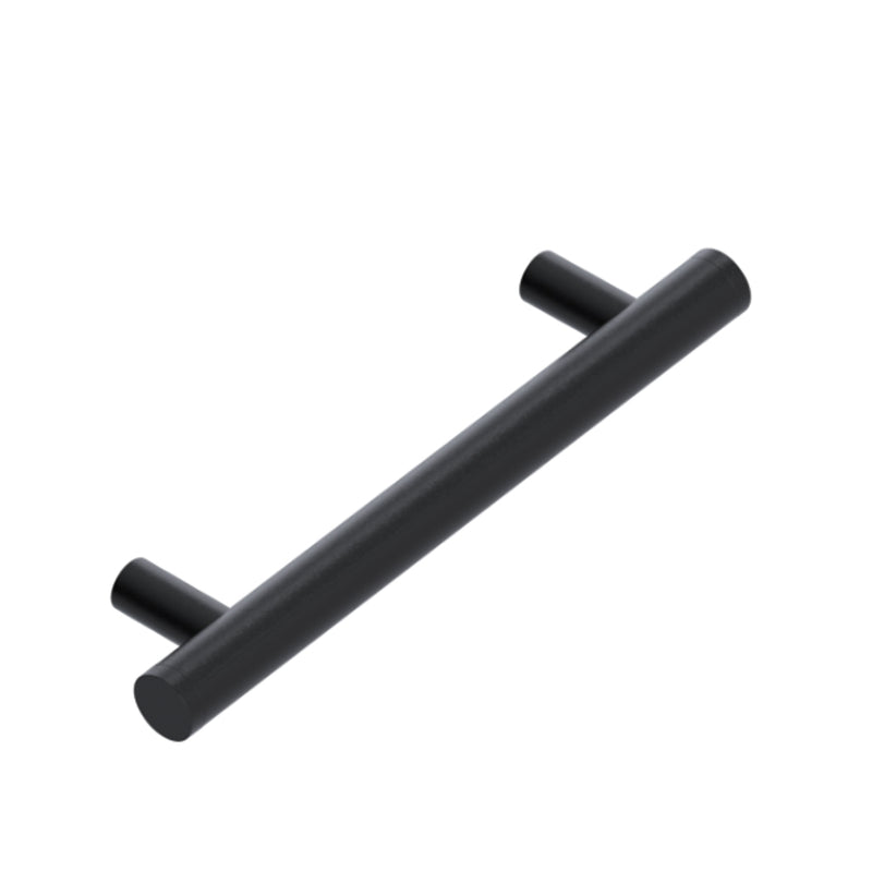 Genesis Cabinet Pull Handle - Cabinet Mount - 4" Brass/Matt Black