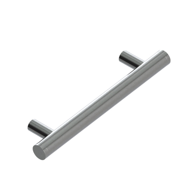 Genesis Cabinet Pull Handle - Cabinet Mount - 4" Brass/Satin Nickel