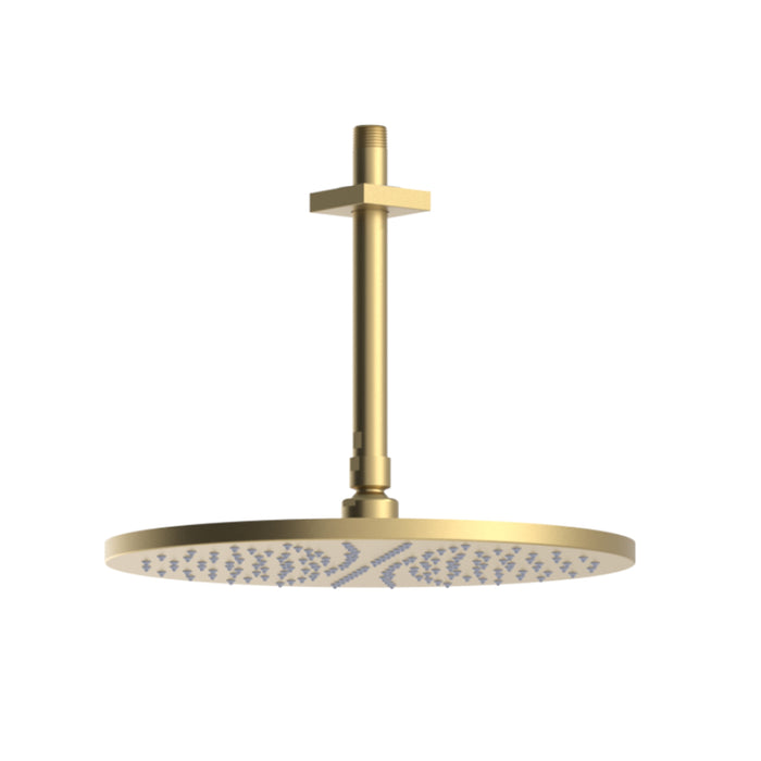 Lasalle Complete Shower Head - Ceiling Mount - 12" Brass/Satin Brass