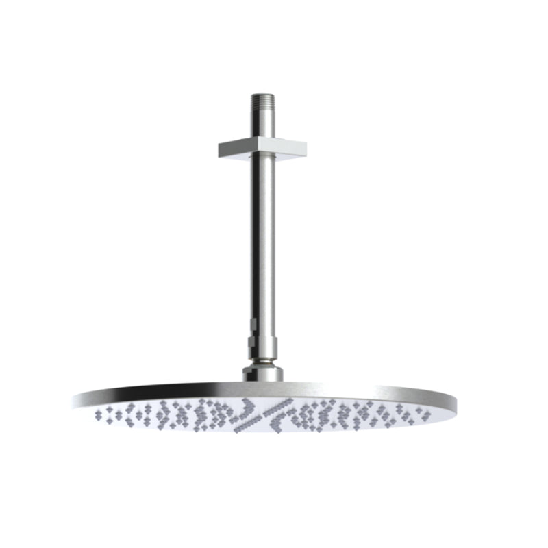 Lasalle Complete Shower Head - Ceiling Mount - 12" Brass/Satin Nickel