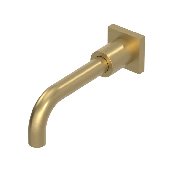 Lasalle Tub Spout - Wall Mount - 8" Brass/Satin Brass