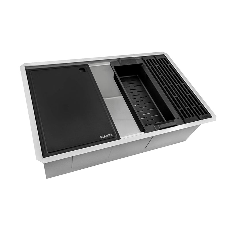 Ledgefit Silicone Foldable Workstation Sinks Trivet Window Pane Design Dish Rack - Free Standing - 17" Silicone/Black