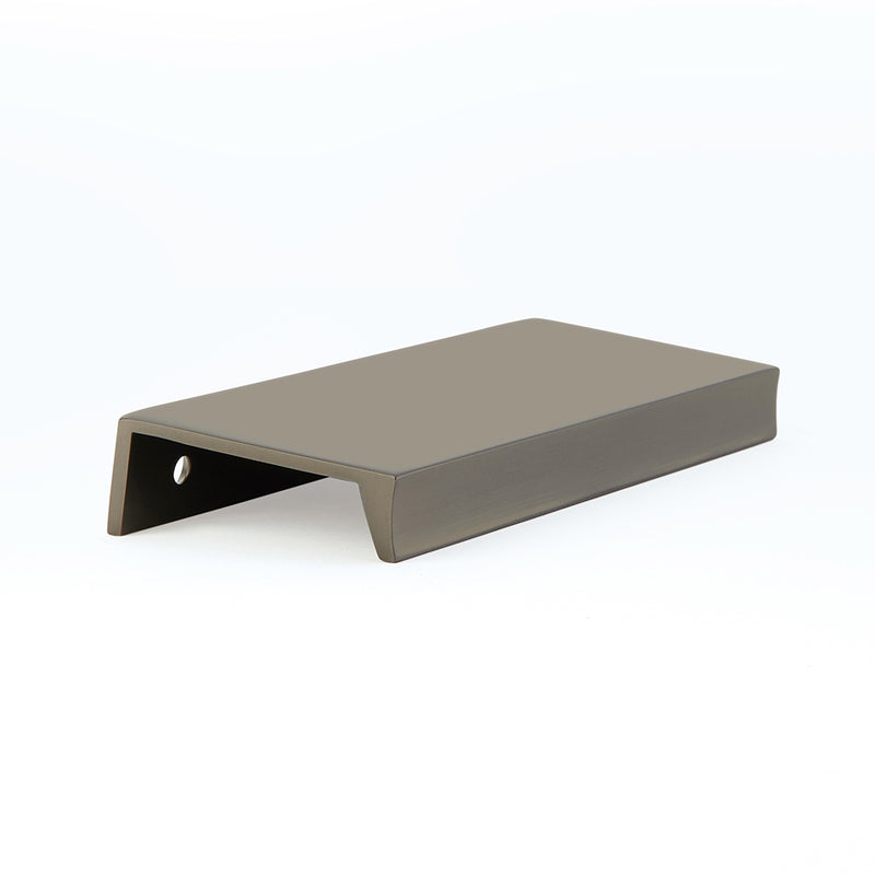 Sabre Edge Cabinet Pull Handle - Cabinet Mount - 4" Brass/Gun Metal