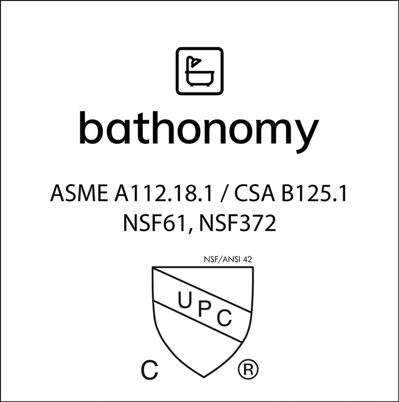 Metro 2-Way Pressure Balance Trim Complete Shower Set - Ceiling Mount - 12" Brass/Brushed Nickel