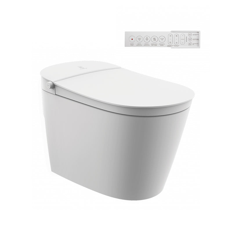 Sli 3000 Elongated Smart Toilets - Floor Mount - 17" Vitreous China/White