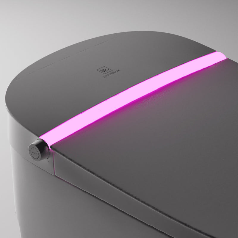 Sli 5400 Elongated Smart Toilets - Floor Mount - 17" Vitreous China/White