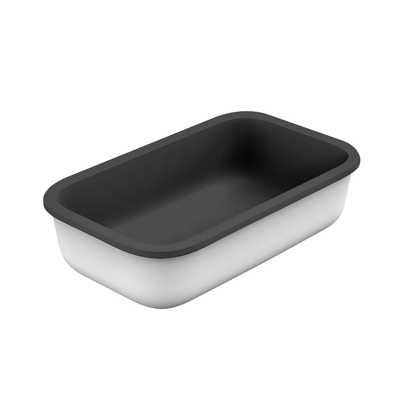 Sotto Rectangular Bathroom Sink - Under Mount - 21" Solid Surface/Matt Black