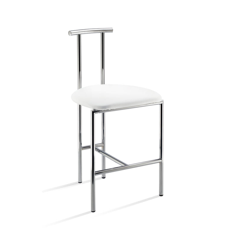 Universal Bathroom Seat - Free Standing - 15" Brass/Polished Chrome/White