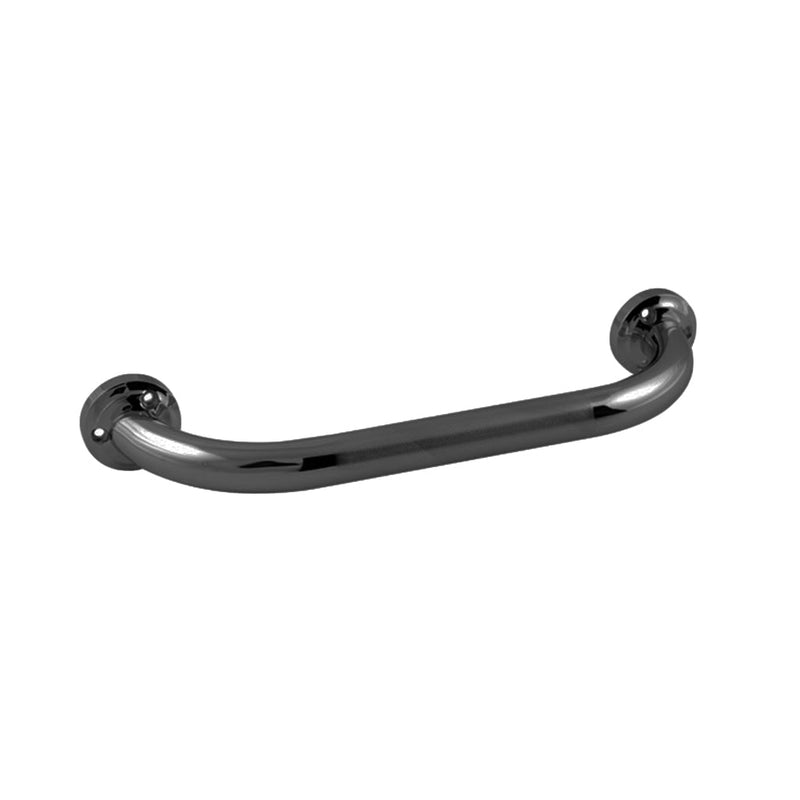 Universal Grab Bar - Wall Mount - 13" Brass/Matt Black