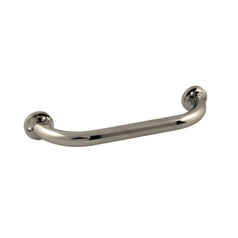 Universal Grab Bar - Wall Mount - 13" Brass/Brushed Nickel