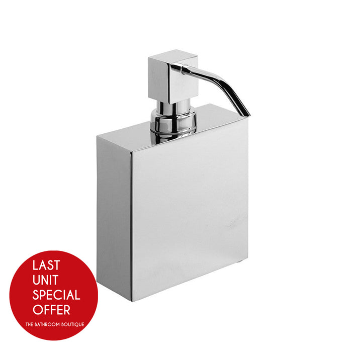 Universal Soap Dispenser - Free Standing - 4" Brass/Polished Chrome - Last Unit Special Offer