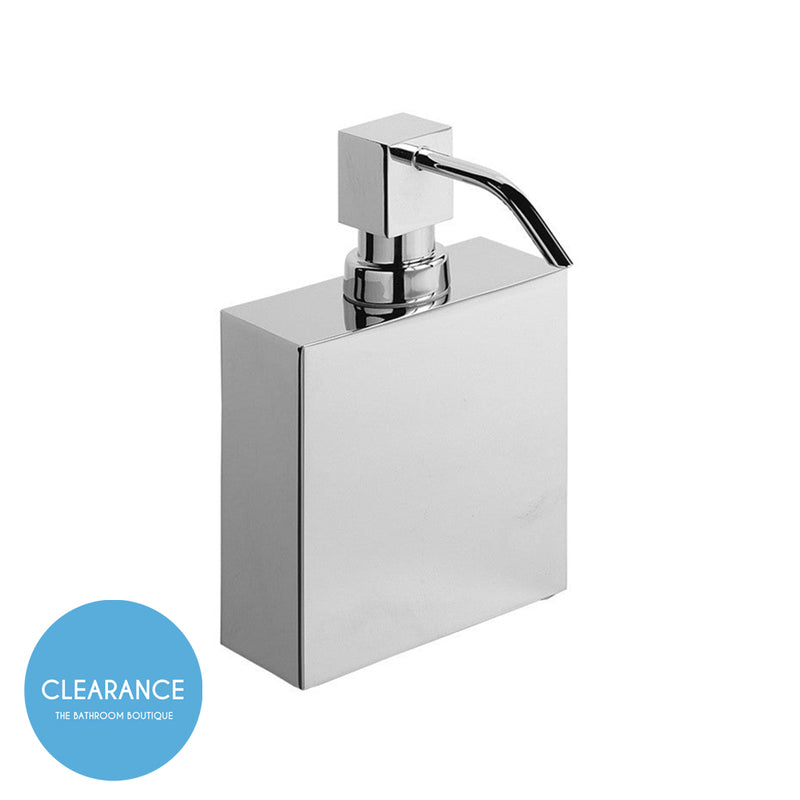 Universal Soap Dispenser - Free Standing - 4" Brass/Polished Chrome (Final Sale)
