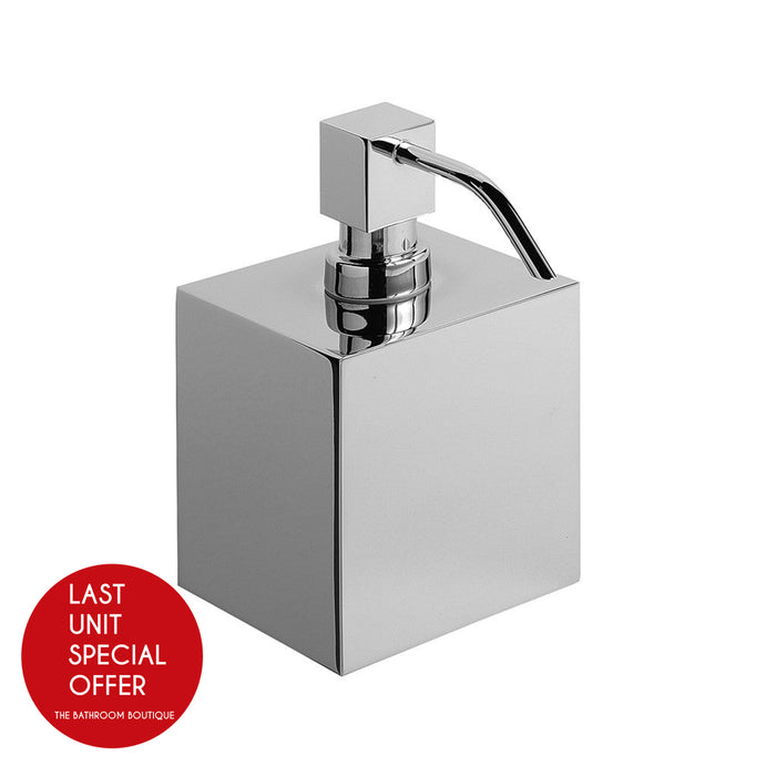 Universal Soap Dispenser - Free Standing - 4" Brass/Polished Chrome - Last Unit Special Offer