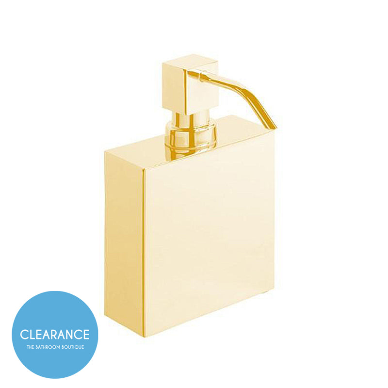 Universal Soap Dispenser - Free Standing - 4" Brass/Gold (Final Sale)