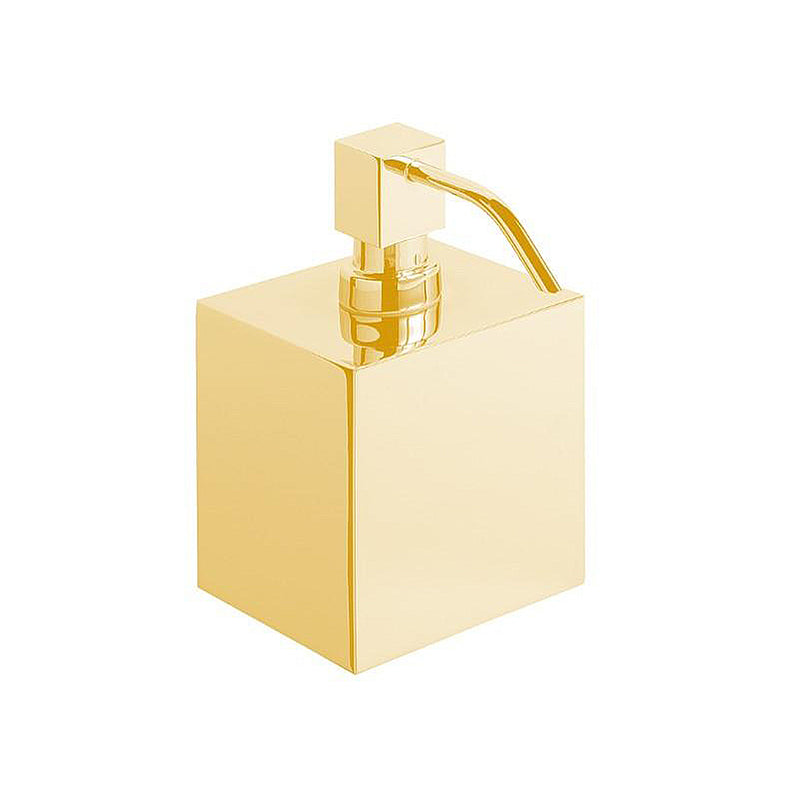 Universal Soap Dispenser - Free Standing - 4" Brass/Gold (Final Sale)