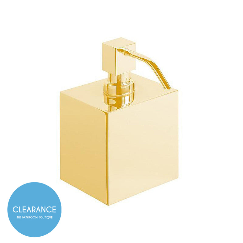 Universal Soap Dispenser - Free Standing - 4" Brass/Gold (Final Sale)