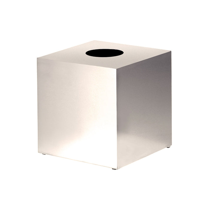 Universal Tissue Box - Free Standing - 6" Brass/Brushed Nickel