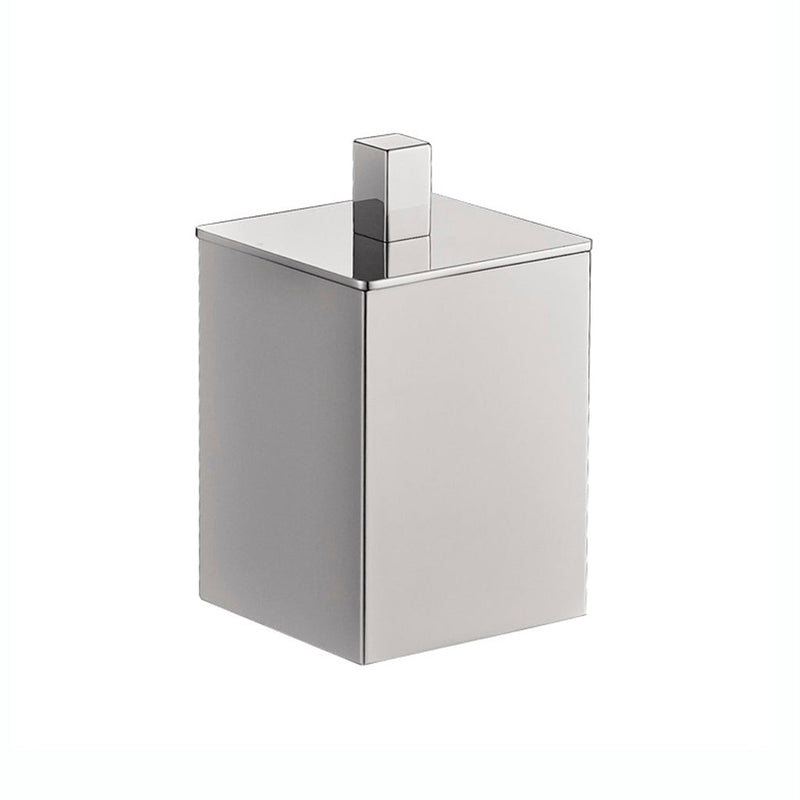 Universal Tissue Box - Free Standing - 3" Brass/Polished Chrome