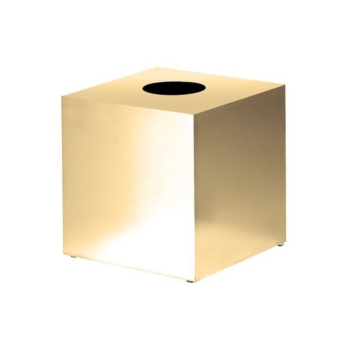 Universal Tissue Box - Free Standing - 6" Brass/Polished Gold