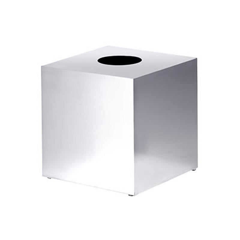 Universal Tissue Box - Free Standing - 6" Brass/Polished Chrome