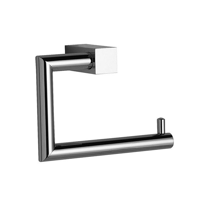 Mix Toilet Paper Holder - Wall Mount - 6" Brass/Polished Chrome