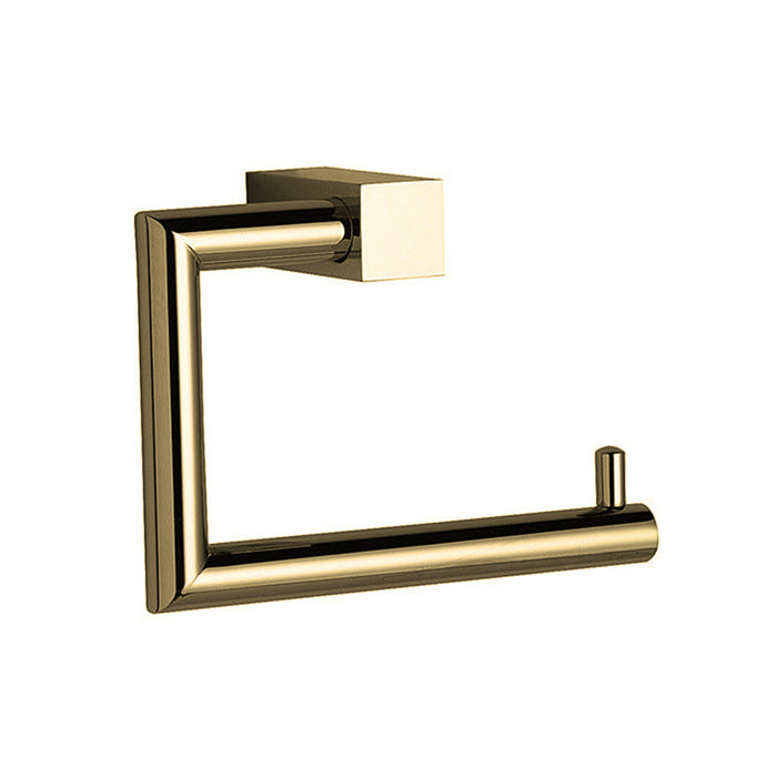 Mix Toilet Paper Holder - Wall Mount - 6" Brass/Gold