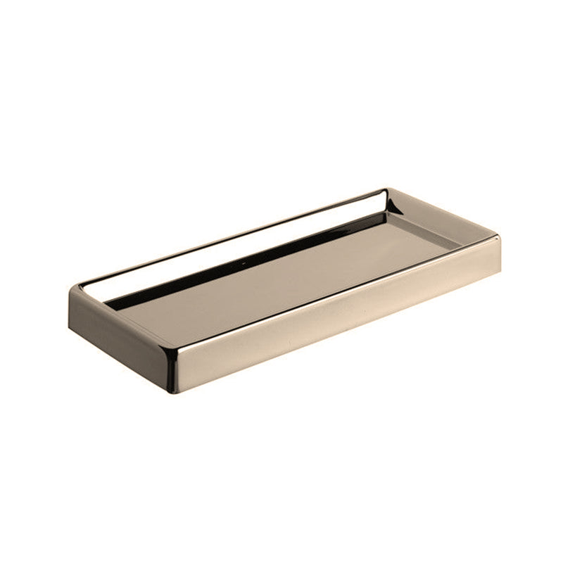 Universal Tray - Free Standing - 10" Brass/Polished Nickel