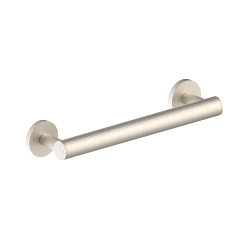 Series 1 Round Grab Bar - Wall Mount - 12" Zinc/Stainless Steel/Brushed Nickel