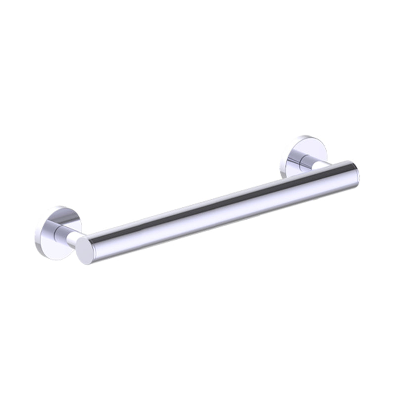 Series 1 Round Grab Bar - Wall Mount - 18" Zinc/Stainless Steel/Polished Chrome