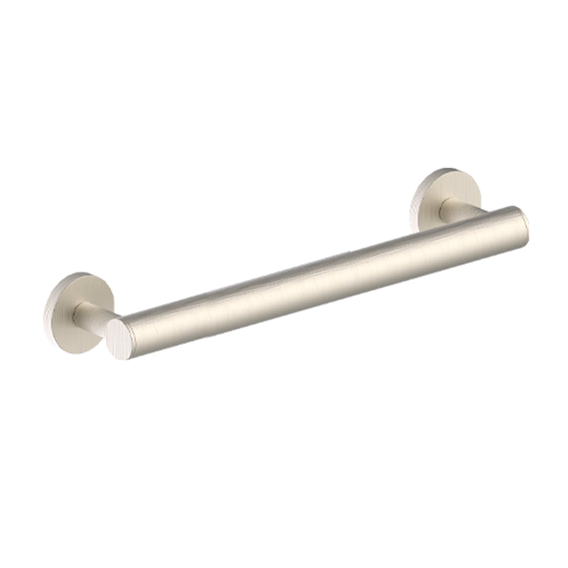 Series 1 Round Grab Bar - Wall Mount - 18" Zinc/Stainless Steel/Brushed Nickel
