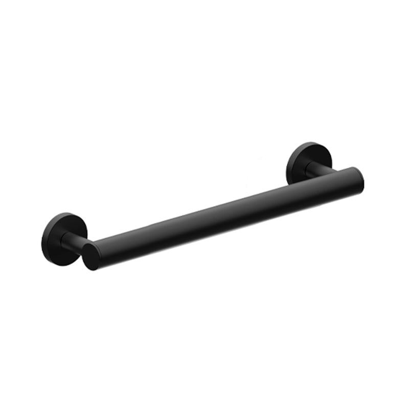 Series 1 Round Grab Bar - Wall Mount - 18" Zinc/Stainless Steel/Matt Black