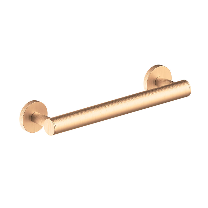 Series 1 Round Grab Bar - Wall Mount - 18" Zinc/Stainless Steel/Prosecco Bronze