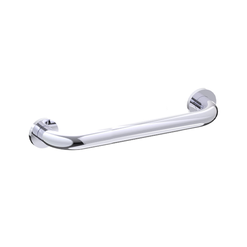 Series 4 Round Grab Bar - Wall Mount - 18" Zinc/Stainless Steel/Polished Chrome