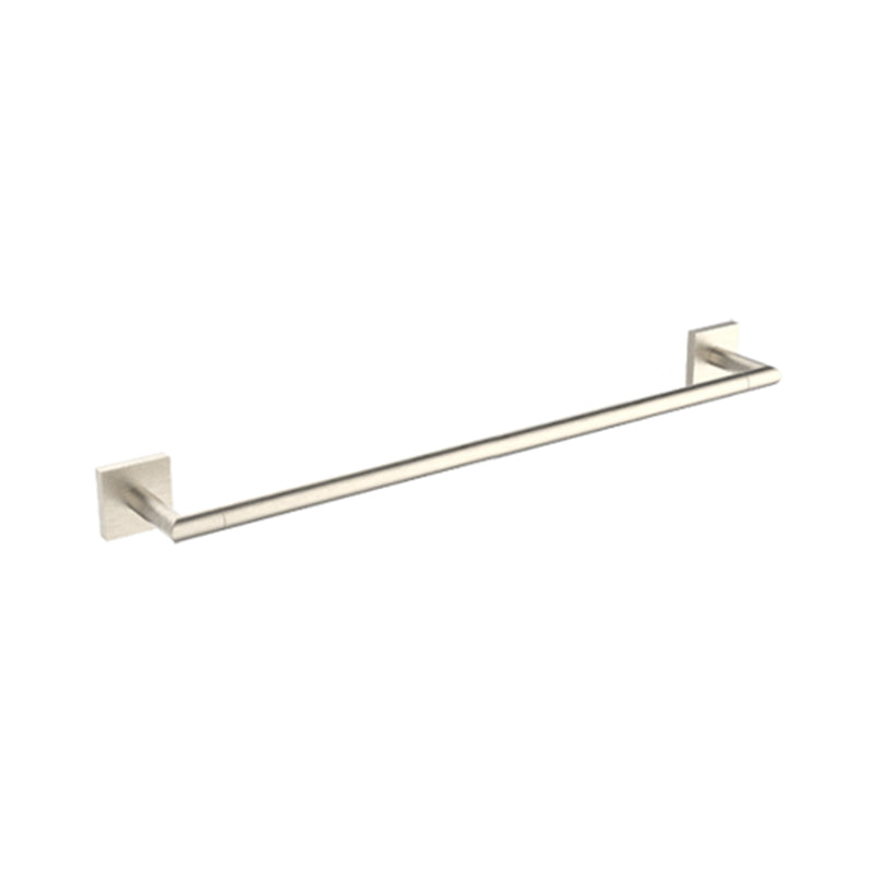 Atlanta Single Towel Bar - Wall Mount - 18" Zinc/Brushed Nickel