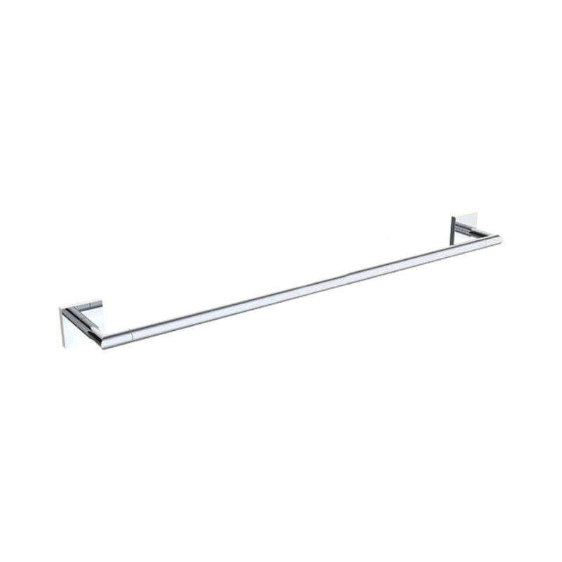 Atlanta Single Towel Bar - Wall Mount - 24" Zinc/Polished Chrome
